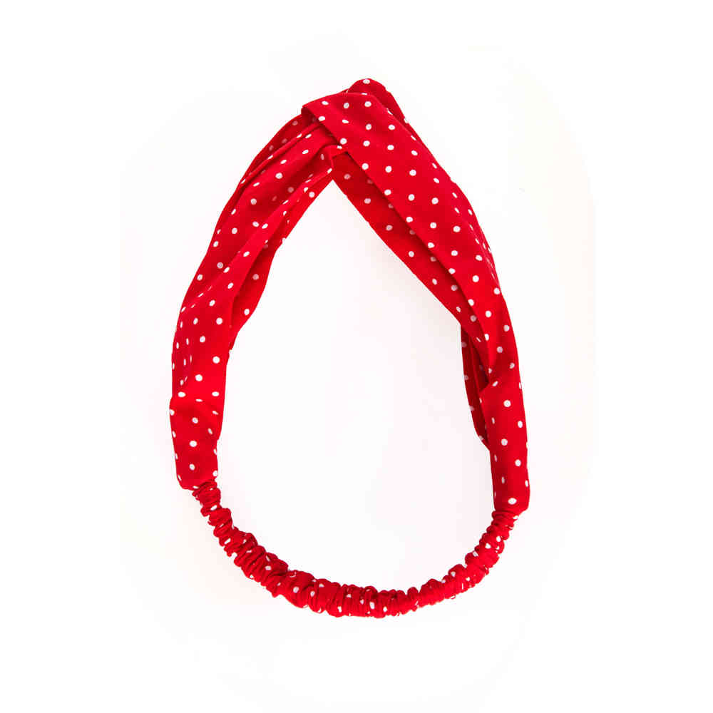 Banned - Adelaide Elasticated Haarband - Rood